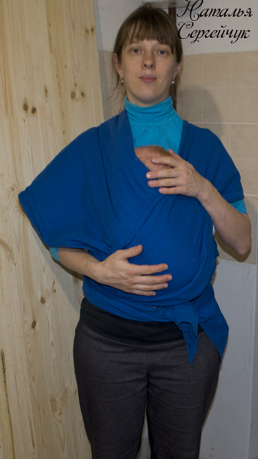 Слинг-шарф своими руками: мастер-класс с фото